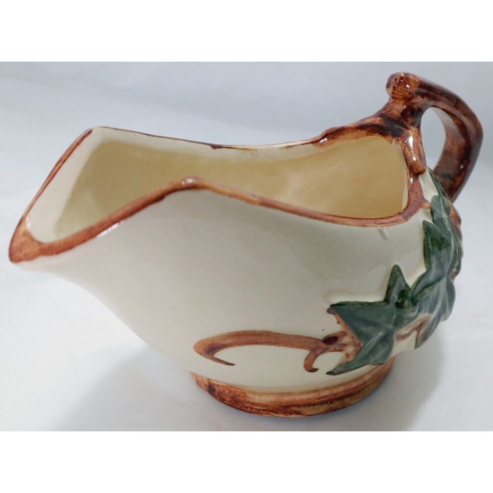 Vintage McCoy Pottery Ivy Leaf Creamer 5.5" x 3.5" Hand-Painted Pre-Owned - Picture 8 of 13